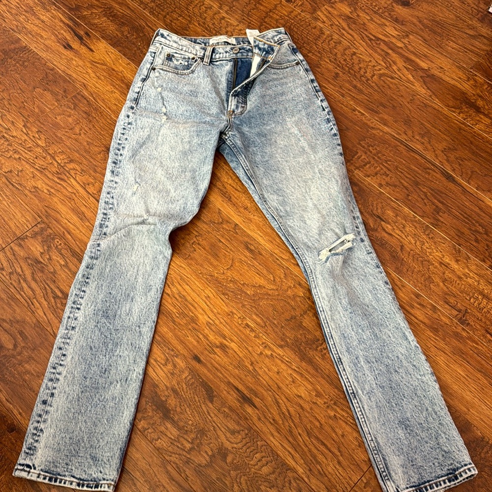Abercrombie and Fitch 90’s skinny high rise